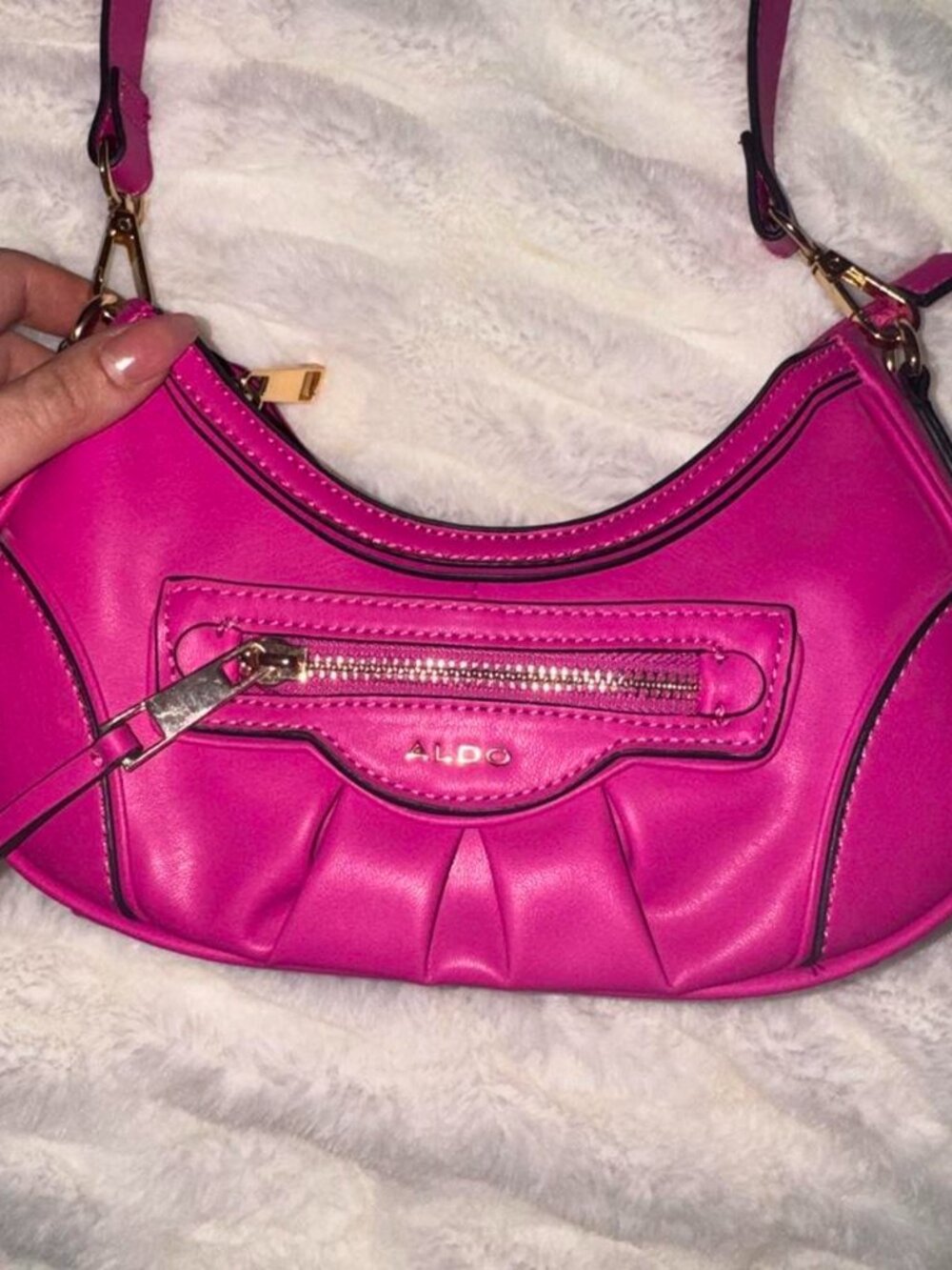 hot pink Aldo bag